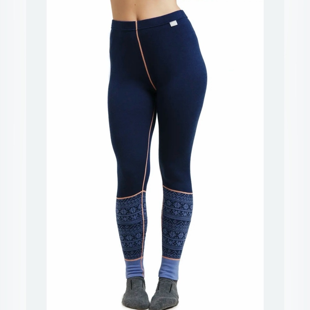 Merino Tech Women's Merino Pants 250 Nordic Tale Berry